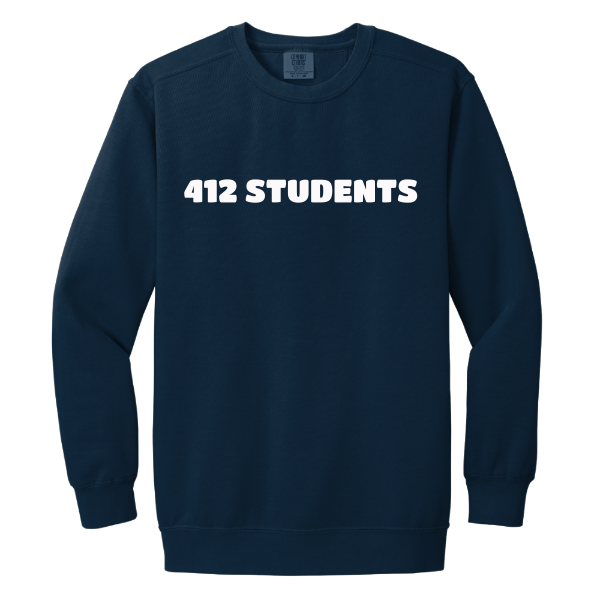 412 Comfort Colors Lightweight Fleece Crewneck Sweatshirt