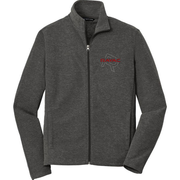 Port Authority Heather Microfleece Full-Zip Jacket