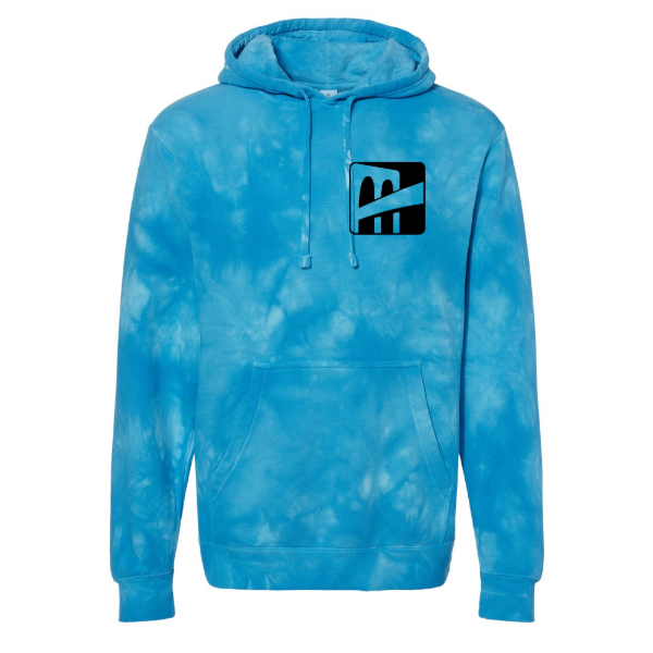 Midweight Tie-Dyed Hooded Sweatshirt