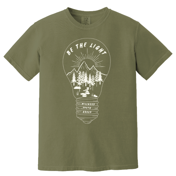 Be The Light- Cream Logo