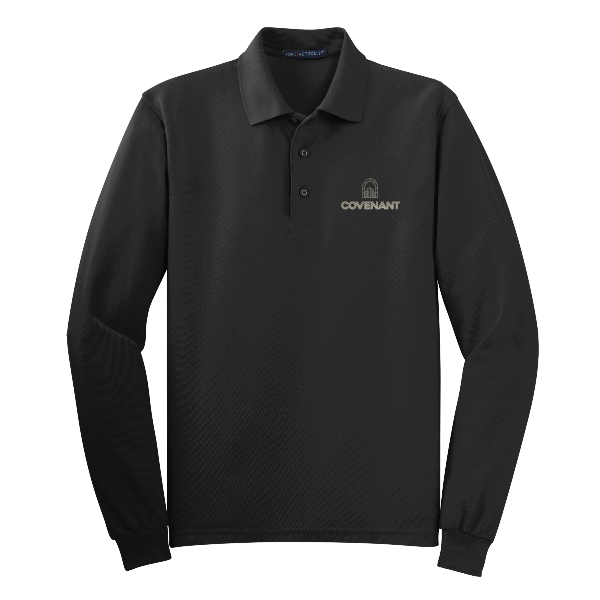 Port Authority Silk Touch Long Sleeve Polo
