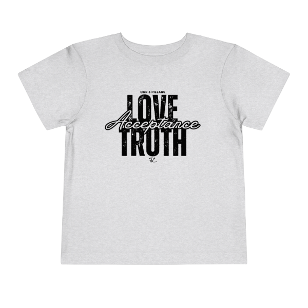 Three Pillars (Black Print) Toddler Tee