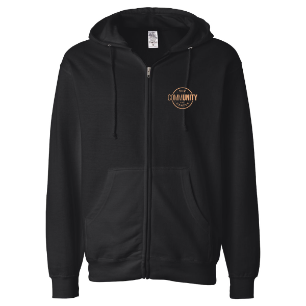 TCC ZIP HOODIE / Independent Midweight Full-Zip Hooded Sweatshirt