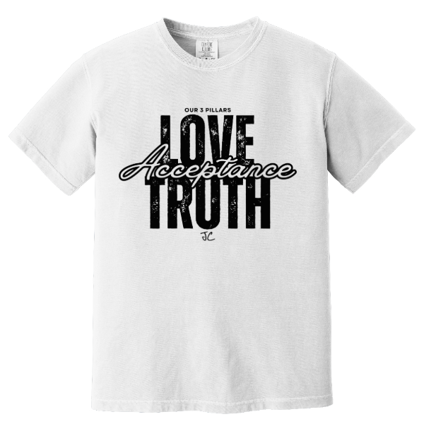 Three Pillars (Black Print) Comfort Colors Tee