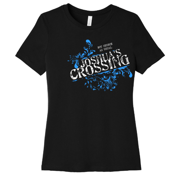 Throwback Logo (Blue) Women's Relaxed Tee