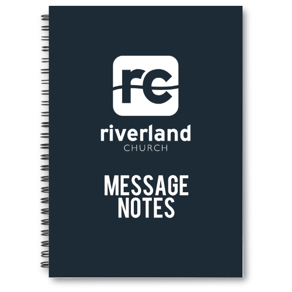 Riverland Message Notes Notebook
