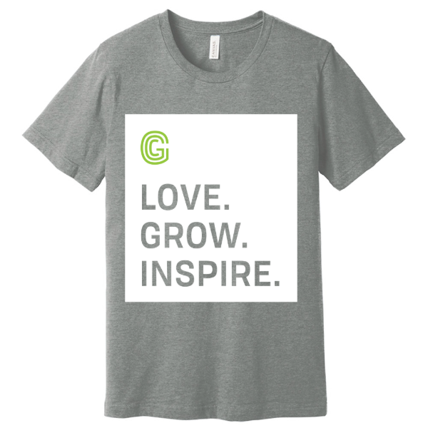 Love Grow Inspire Block Short Sleeve Tee