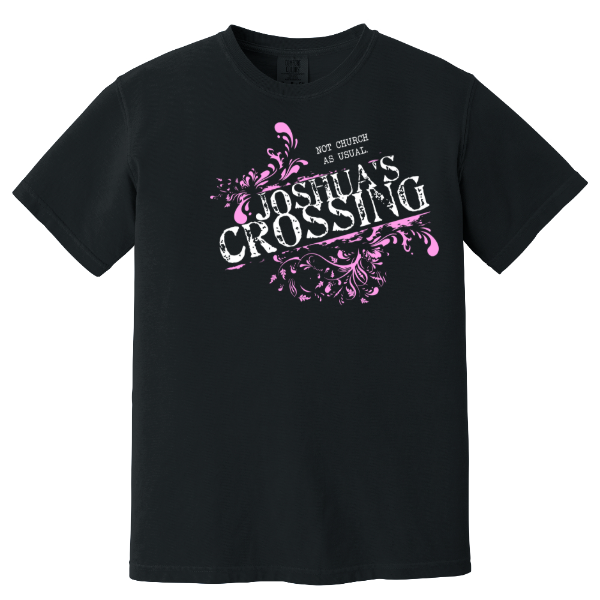 Throwback Logo (Pink) Comfort Colors Tee