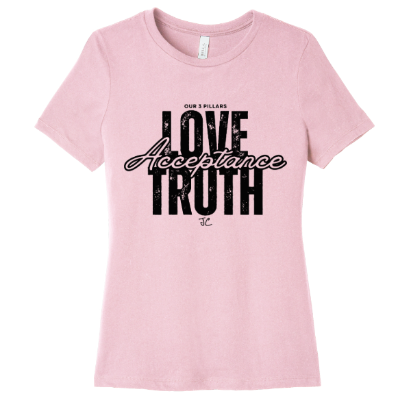 Three Pillars (Black Print) Women's Relaxed Tee