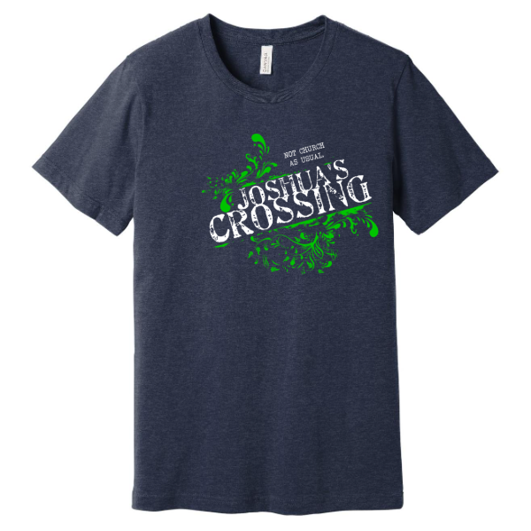 Throwback Logo (Green) Heather Tee