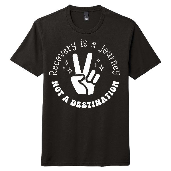Recovery is a Journey District Tri-Blend Tee