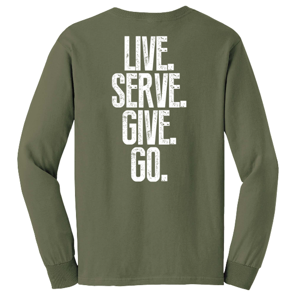 4 Commitments (White) Long Sleeve Tee