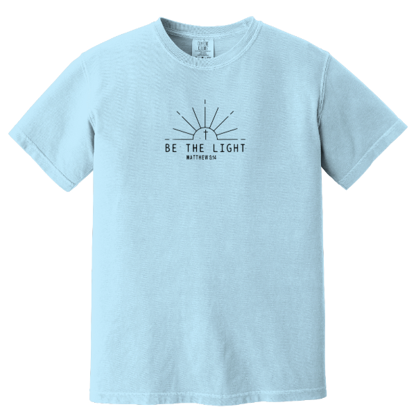 BE THE LIGHT / Comfort Colors Heavyweight Tee