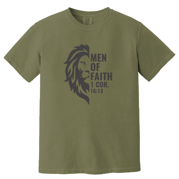 MEN OF FAITH T / Comfort Colors Heavyweight Tee