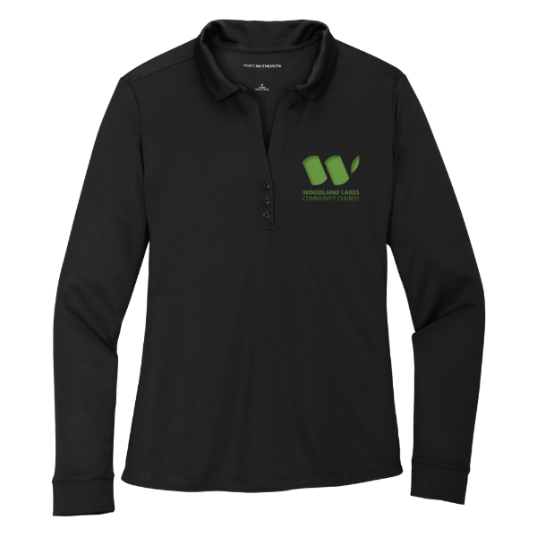 Port Authority Women's Silk Touch Performance Long Sleeve Polo
