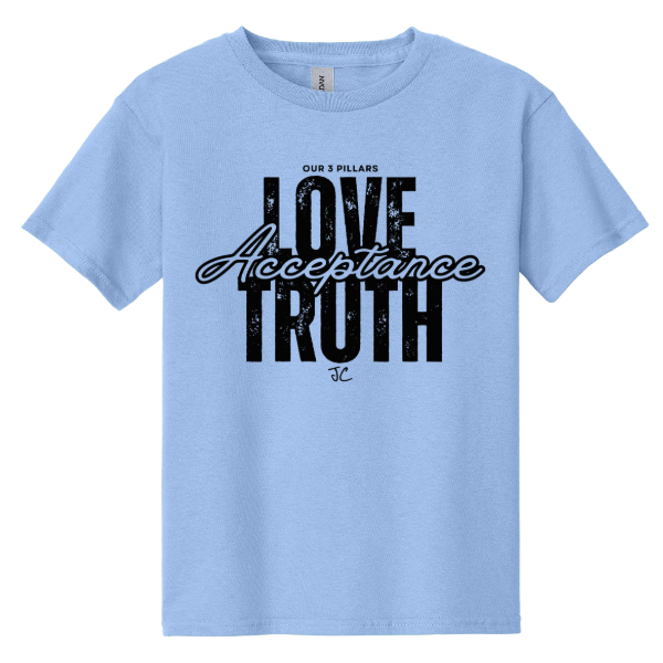 Three Pillars (Black Print) Youth Tee