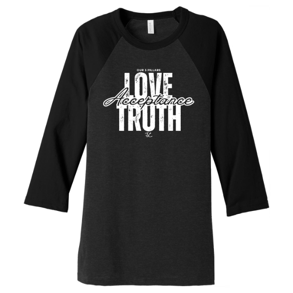 Three Pillars 3/4-Sleeve Baseball Tee