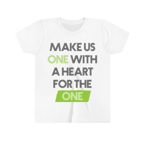 Youth For the ONE "Unite Us" Lyrics Short Sleeve Tee