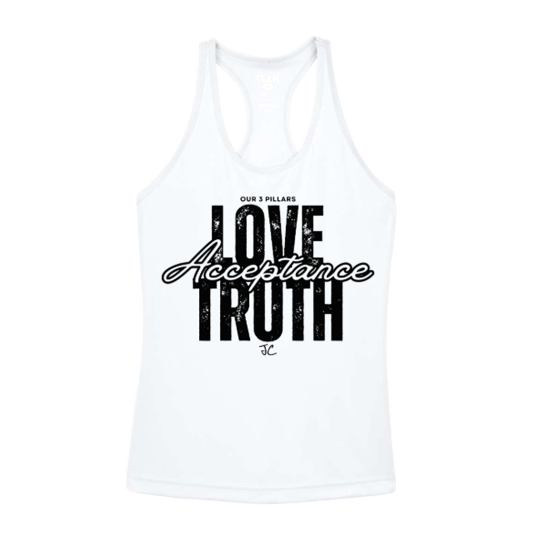Three Pillars (Black Print) Performance Tank