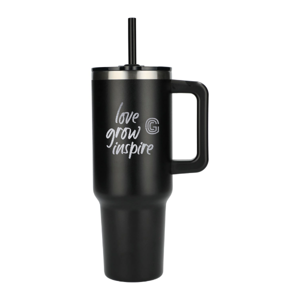 Love Grow Inspire Engraved Insulated Travel Tumbler - 40oz