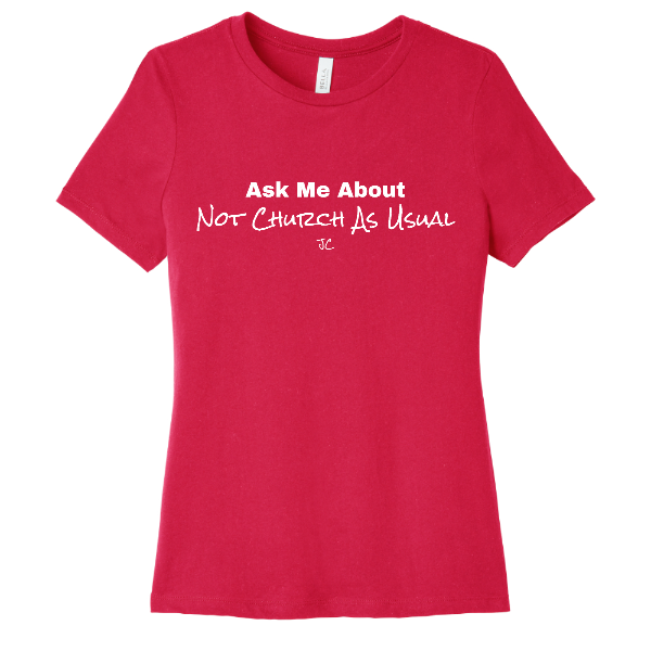 "Ask Me" Women's Relaxed Tee