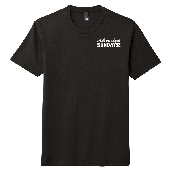 Ask Me About Sundays District Tri-Blend Tee
