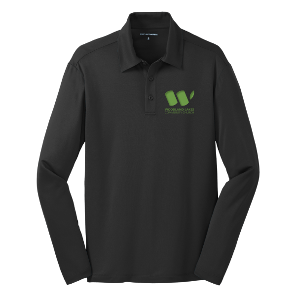 Port Authority Silk Touch Performance Long Sleeve Polo