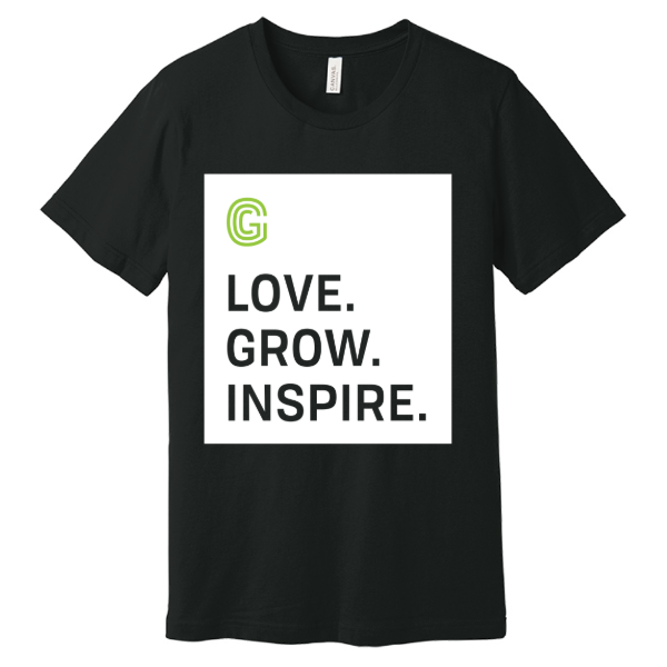 Love Grow Inspire Block Short Sleeve Tee