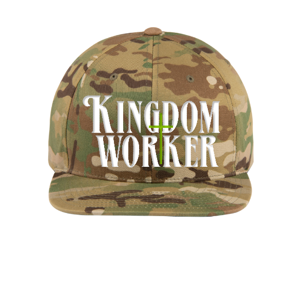 Kingdom Worker Flat Bill Snapback Cap