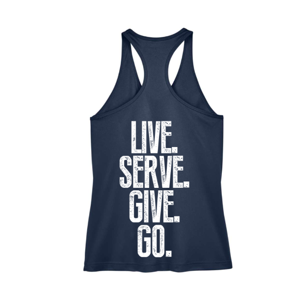 4 Commitments (White) Ladies' Racerback Tank