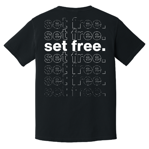 set free tee.