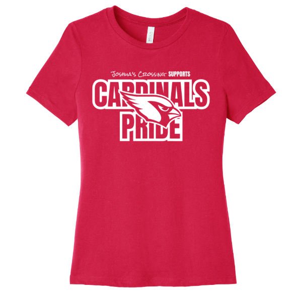JC x Cardinals (White) Women's Relaxed Tee