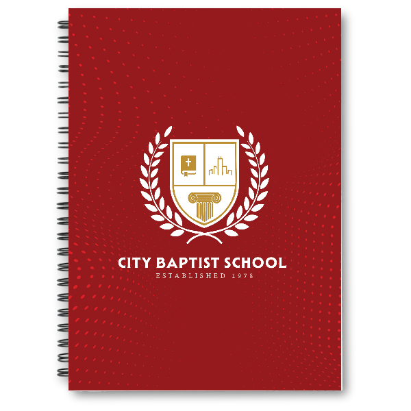 City Baptist School Spiral Bound Notebook