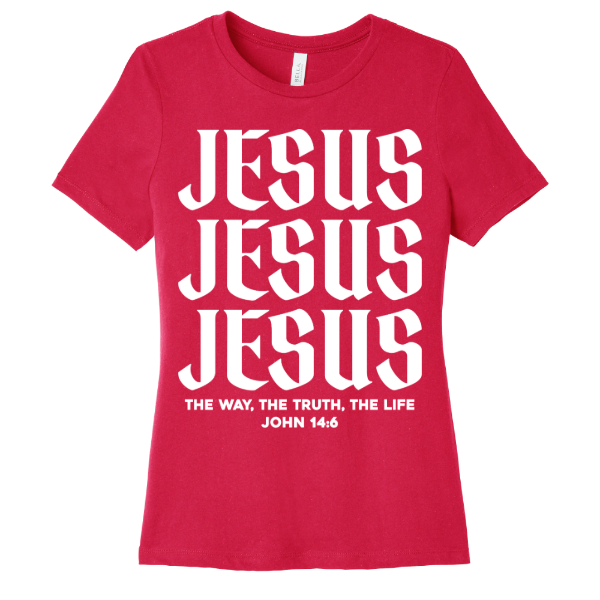 "Jesus x 3" Women's Relaxed Tee