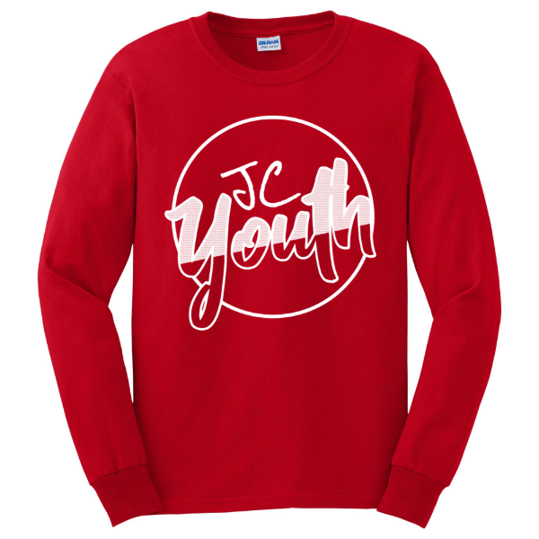 JC Youth One-Color Logo Long Sleeve Tee