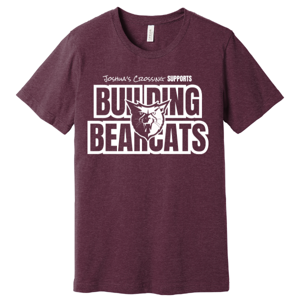 JC x Bearcats (White) Heather Tee
