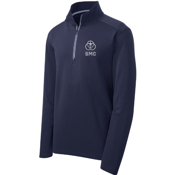 Sport-Tek Sport-Wick Textured 1/4-Zip Pullover