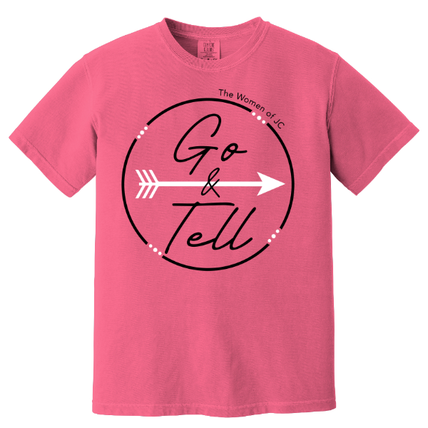 Women of JC 2024 Pink Comfort Colors Tee