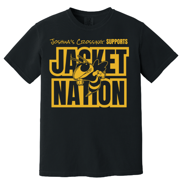 JC x Yellow Jackets Comfort Colors Tee
