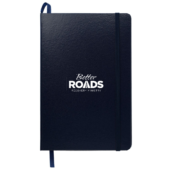 Better Roads Recovery Ministry Hardcover Notebook
