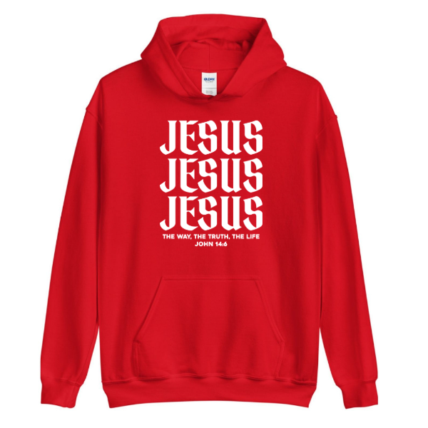 "Jesus x 3" Heavy Hoodie