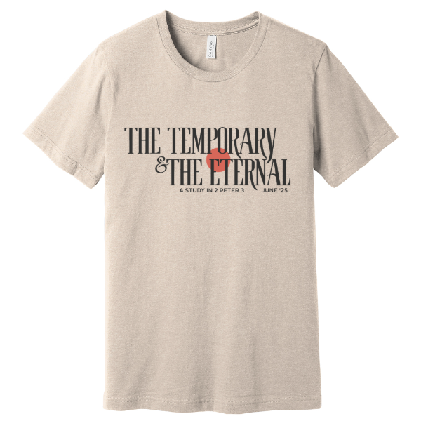 The Temporary and The Eternal Series Theme Heather Tee