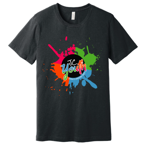 JC Youth Main Logo Heather Tee