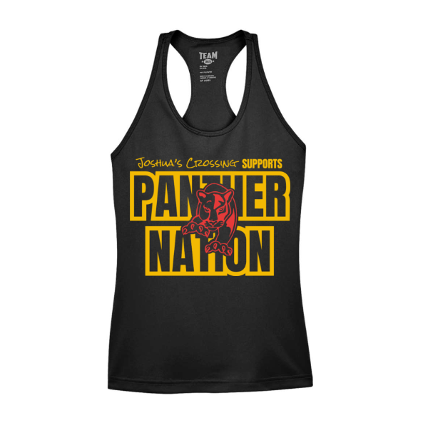 JC x Panthers Ladies' Racerback Tank