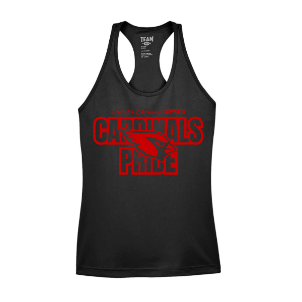 JC x Cardinals (Red) Ladies' Racerback Tank