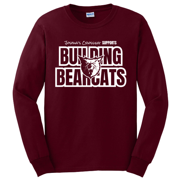 JC x Bearcats (White) Long Sleeve Tee
