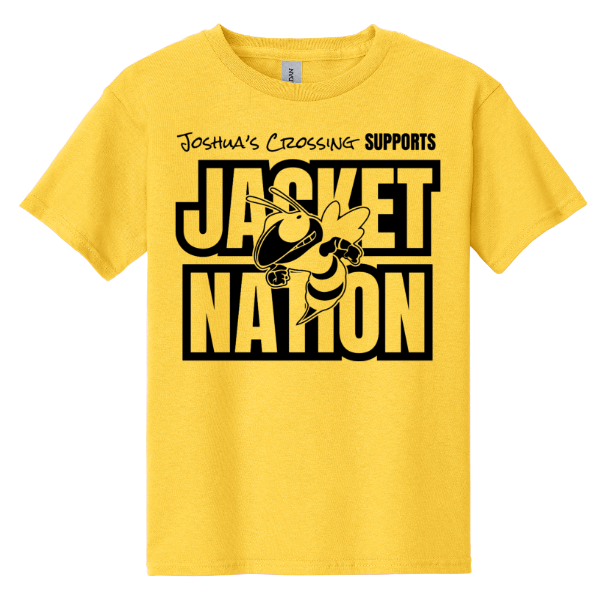 JC x Yellow Jackets (Black) Youth Tee