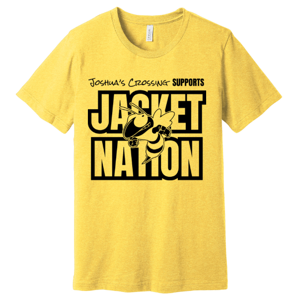 JC x Yellow Jackets (Black) Heather Tee