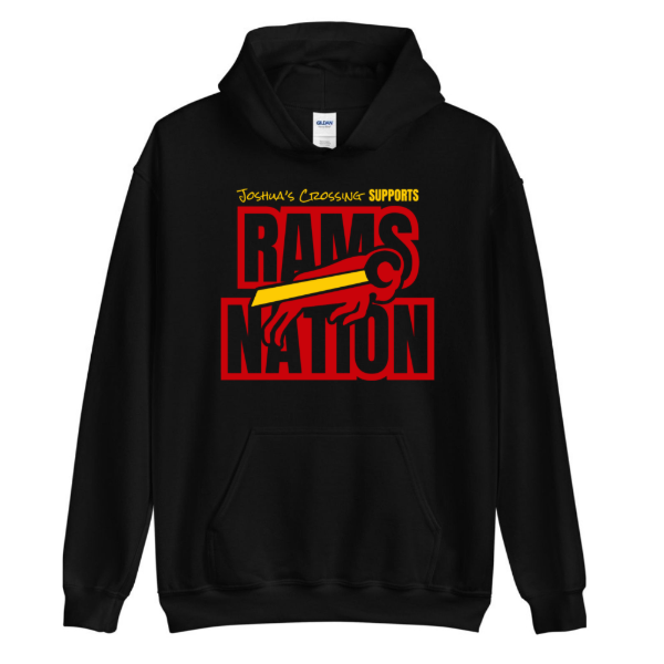 JC x Rams (Red + Yellow) Heavy Hoodie