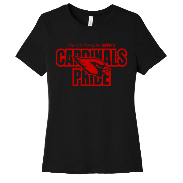 JC x Cardinals (Red) Women's Relaxed Tee